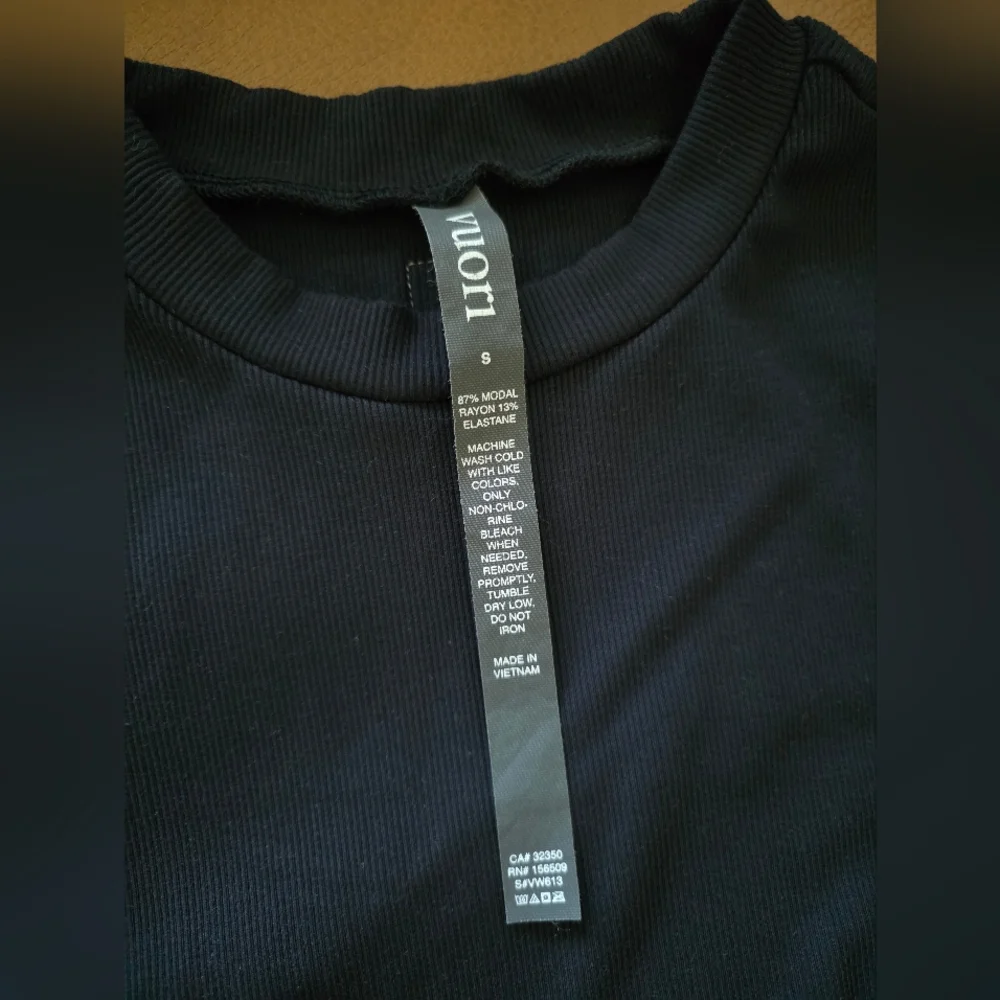 Vuori Pose Midi Tank Dress, Size Small, Black, Ribbed Midi Dress - Picture 5 of 10